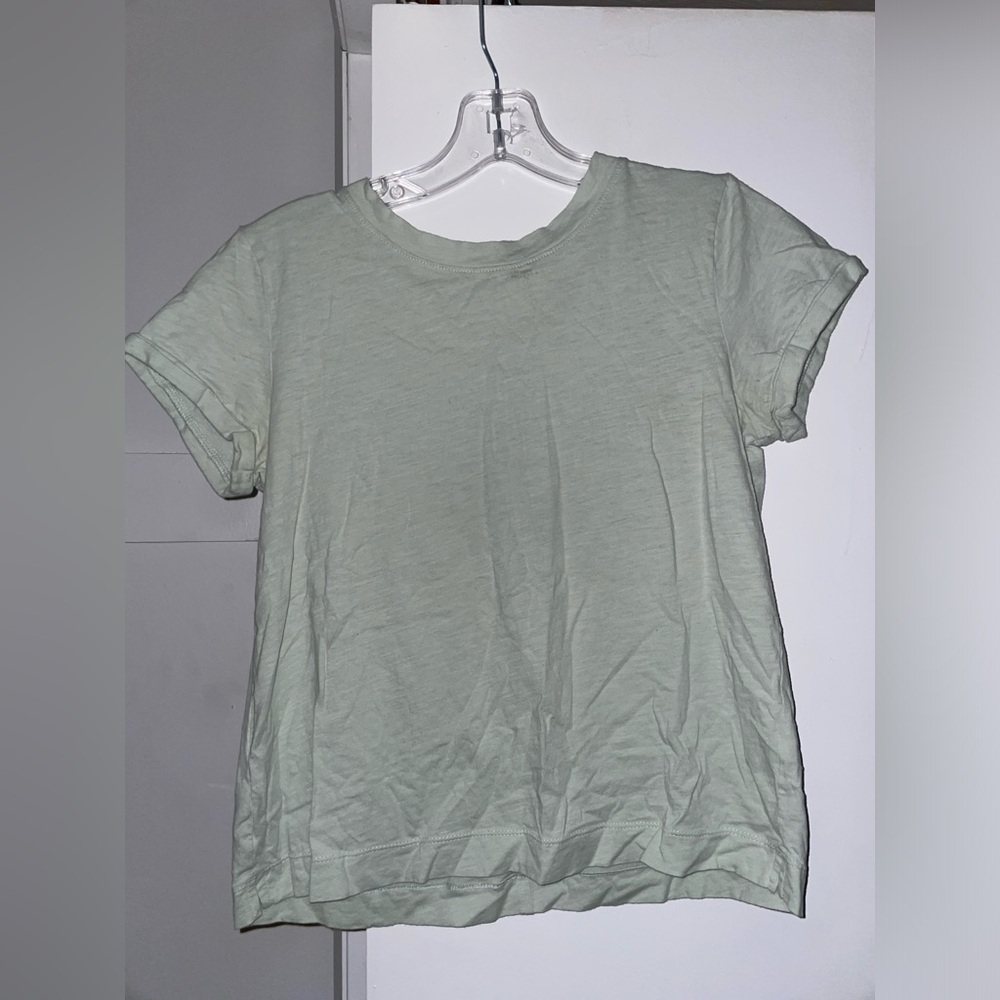 LOFT Soft Sage Short Sleeve Tee